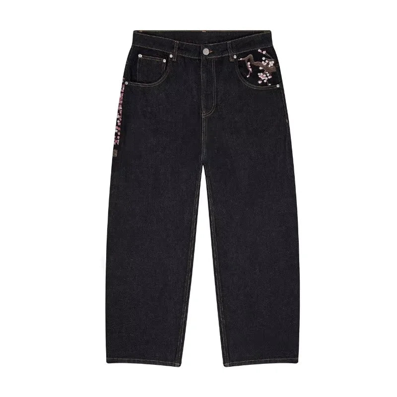 Cherry blossom jeans