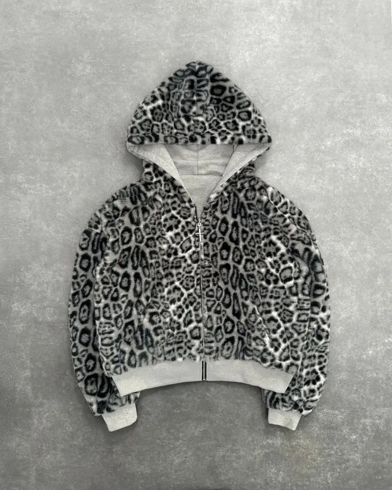 leopard hoodie